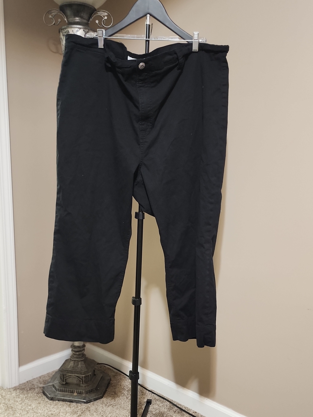 Celebrity Pink Black Chinos